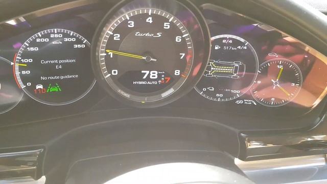 Dead Spot Assist And Autonomous Driving Porsche Panamera Turbo S Sport Turismo E-hybrid