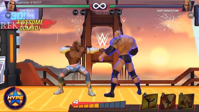 WWE Undefeated - ALL LEVELS - iOS/ANDROID Gameplay смотреть онлайн