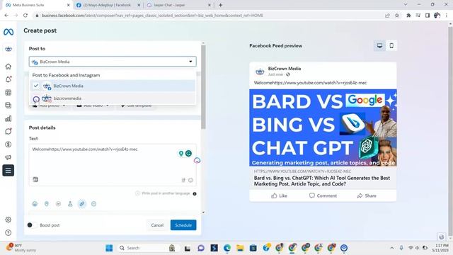 Create post in Meta Business Suite for Facebook and Instagram with these STEPS смотреть онлайн