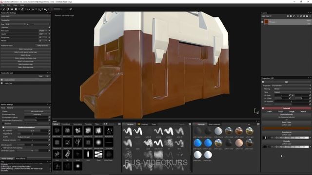 Substance Painter для новичков - полный курс: 08 - Материалы и каналы