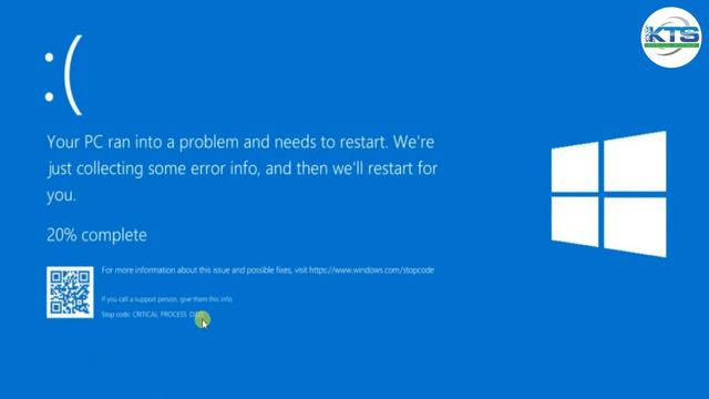 Blue screen error critical_process_died windows 10/8/11 Solution смотреть онлайн