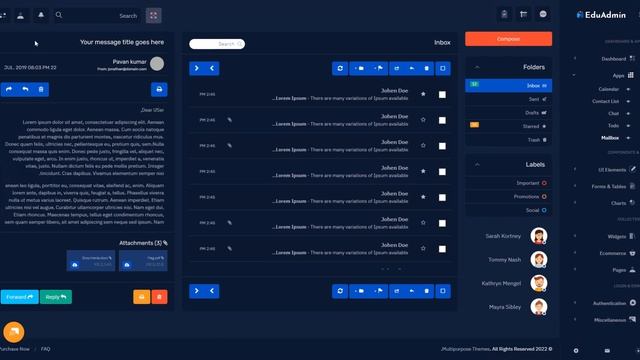 Bootstrap 5 Admin Template with Bootstrap UI Kit – Eduadmin смотреть онлайн