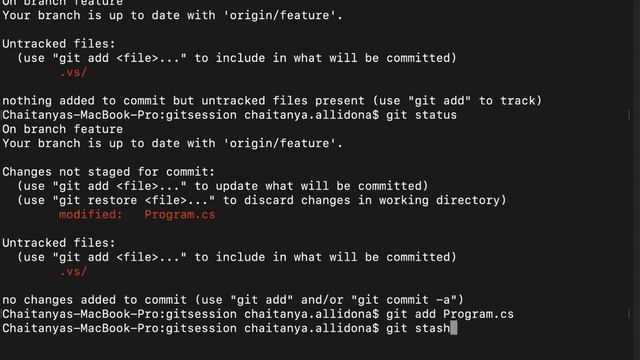 Git Stash in Git | Achaidemy.Online смотреть онлайн