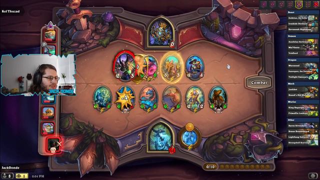 Cobalt X Mackerel OP! - Hearthstone Battlegrounds смотреть онлайн