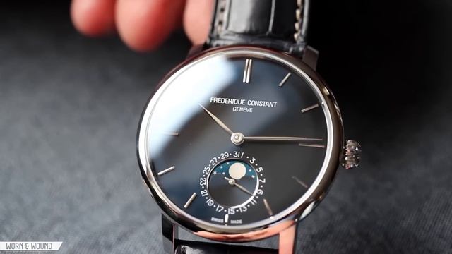 WORN&WOUND: FREDERIQUE CONSTANT SLIMLINE MOONPHASE REVIEW смотреть онлайн