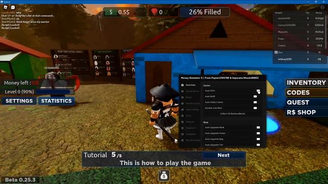 ?СКРИПТ НА Money Simulator X? смотреть онлайн