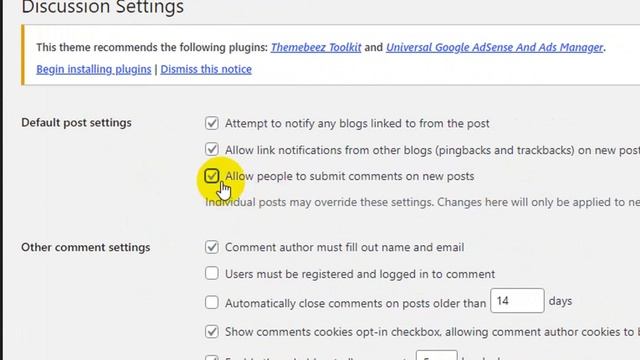 How To Allow People To Submit Comments On New Posts in WordPress смотреть онлайн