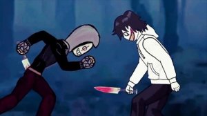 The Legion vs Jeff the killer(AT2) /рисуем мультфильмы 2/