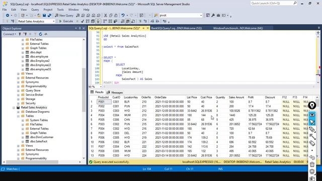 Pivoting and Unpivoting in SQL Server смотреть онлайн
