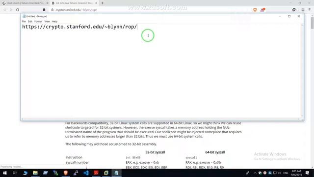 Basic Linux Exploit Development Class - Return Object Programming x86 (ROP) [Persian 2019] смотреть онлайн