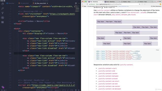 How to Add Flexbox and Navs in Bootstrap 4 || FlexBox in Bootstrap 4 || #TheWebSeeker смотреть онлайн