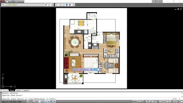Como inserir imagem na escala correta no AutoCAD смотреть онлайн