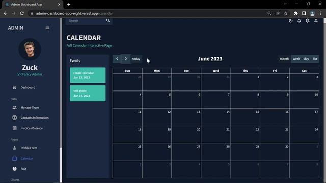 Admin Dashboard | React Material-UI Project смотреть онлайн