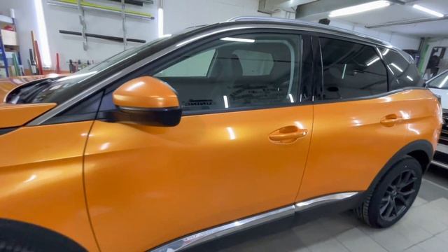 Peugeot 3008 Mandarin | полная оклейка автомобиля смотреть онлайн
