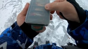 Окунь на балансир в Глухозимье. Lucky John и Rapala . Щука на балансир. Балансир на окуня зимой.