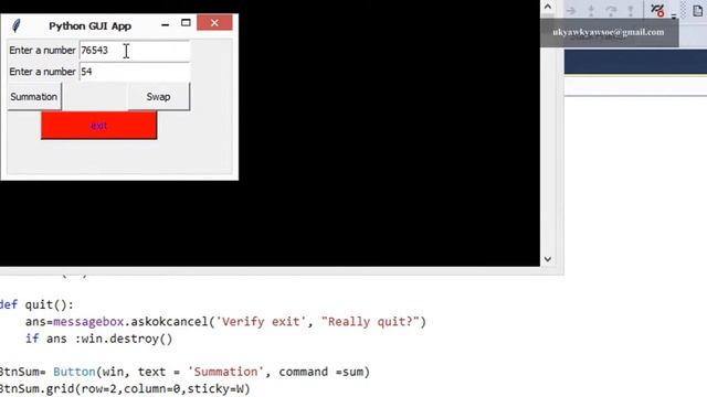 Python GUI Example for C Sharp (C#) смотреть онлайн