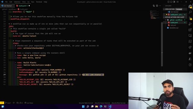 GitHub Actions SMS Alerts with Twilio | #100DaysOfDevOps смотреть онлайн