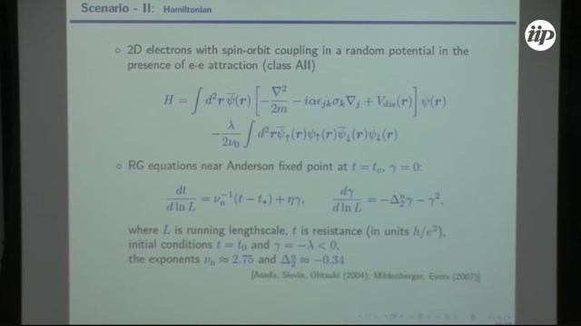 Multifractality in interacting disordered electron systems - Igor Burmistrov смотреть онлайн