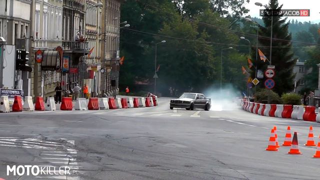 Mercedes W201 190E V8 swap 5.5 AMG Drift PURE SOUND | Kajetan Rutyna | GDMP Kłodzko 2016 смотреть онлайн