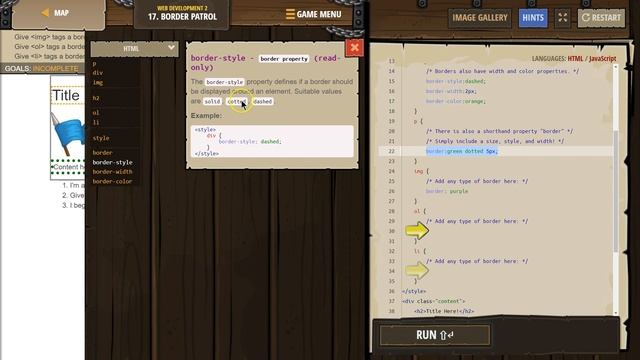 CodeCombat Web Development 2 - Level 17 Tutorial with Answers смотреть онлайн