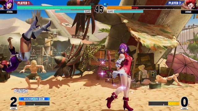 The King of Fighters XV - Athena vs Shermie - 4K смотреть онлайн