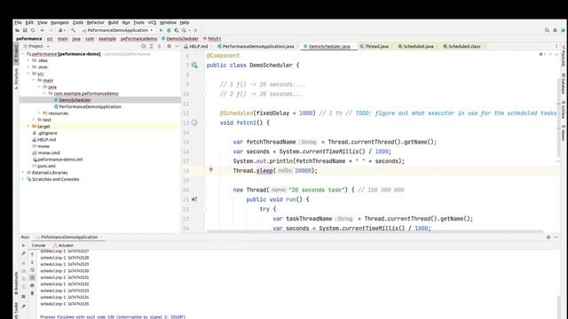 Spring Boot @Scheduled performace analysis (part #1) смотреть онлайн