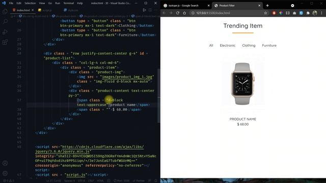 Create Product Filter Using Bootstrap 5 & Isotope Plugin смотреть онлайн
