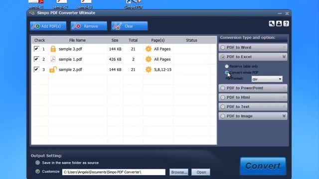 How to Convert PDF Files to Word Excel PowerPoint HTML Text and Image in Windows 8 смотреть онлайн