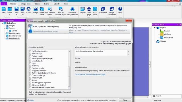 Gdevelop - Create a Windows Native exe смотреть онлайн