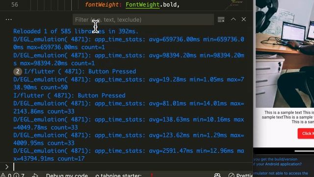 Flutter D/EGL_emulation( 6380): app_time_stats [Solved] смотреть онлайн