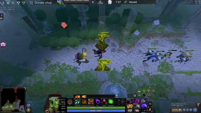 Медуза изучает чёрную магию... (Roshan Defense Reburth) смотреть онлайн