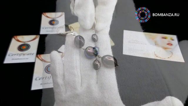 Серьги Lanzerotti, Cassiopeia с жемчугом. Элитная бижутерия из Италии смотреть онлайн