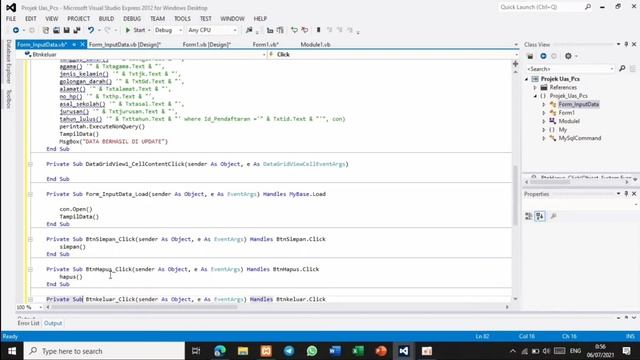 program input data mahasiswa dengan Visual Studio 2012 dan Database my sql смотреть онлайн