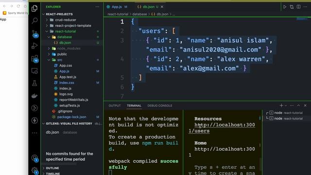 React Bangla Tutorial 65 : How to create a JSON server смотреть онлайн