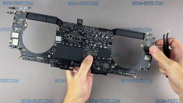 MacBook Pro 16 2019 Disassembly, fan cleaning and thermal paste replacement смотреть онлайн