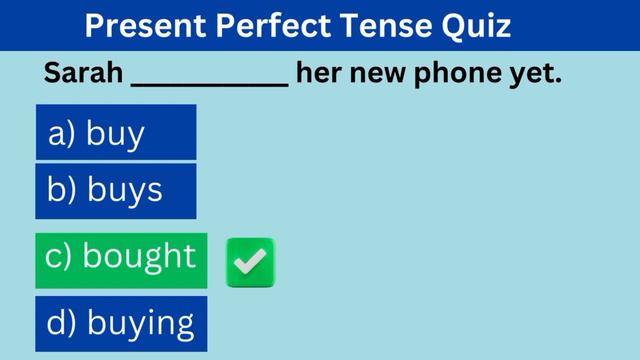 Present Perfect Tense Quiz | Test Your English | Present Perfect Tense Test for beginners. смотреть онлайн