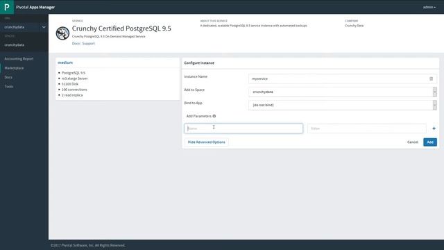 Crunchy PostgreSQL for PCF смотреть онлайн