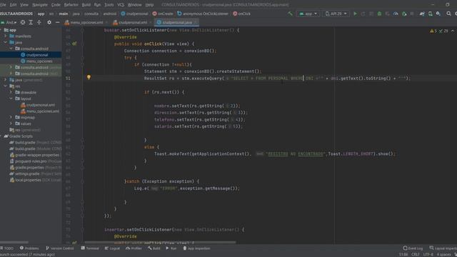 CRUD EN ANDROID STUDIO CON SQL SERVER #crudandridstudio #create #read #update #delete #appandroid смотреть онлайн