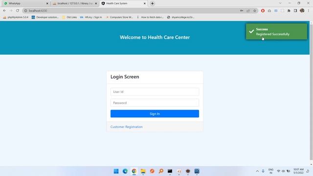 Health care system in Angular and Spring REST смотреть онлайн