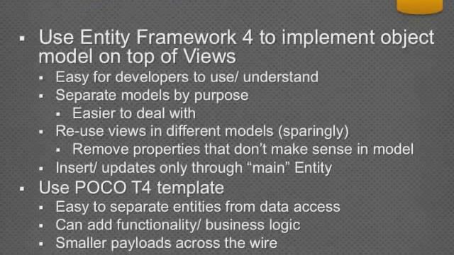 Real World API Design Using The Entity Framework Services смотреть онлайн