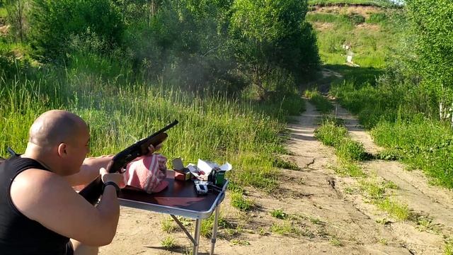 Бекас12м авто на 70 метров с пулевого ствола калиберными пулями гуаланди и стрела подкалиберными смотреть онлайн