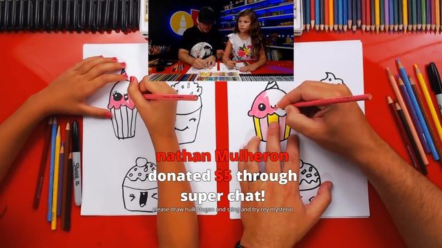 How To Draw Funny Cupcakes смотреть онлайн