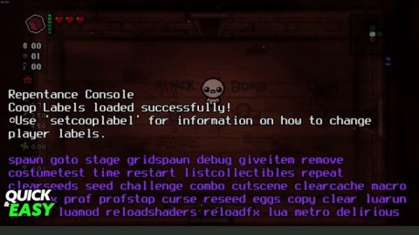 How To Spawn Items in Binding Of Isaac Rebirth [EASY!]