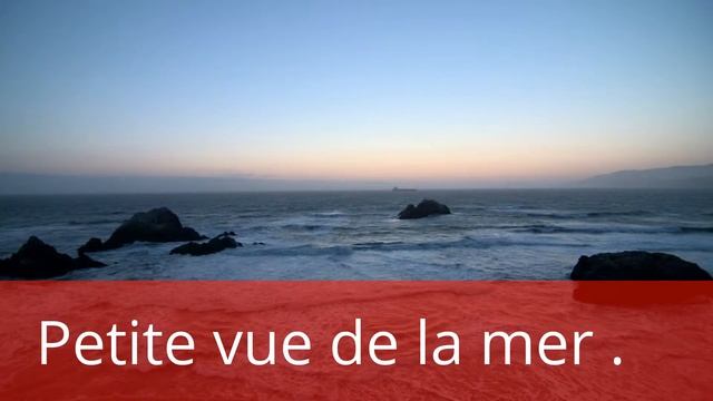 Petite vue de la mer. смотреть онлайн