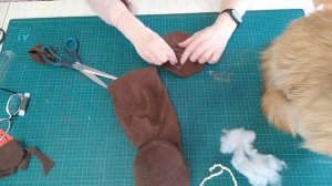 Как сшить медвежонка на руку с открывающимся ротиком своими руками.