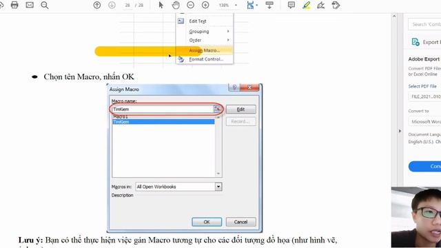 Hướng Dẫn Xoá Macro Trong Bài Số 5 Công Cụ Macro | PT EXCEL 22 смотреть онлайн