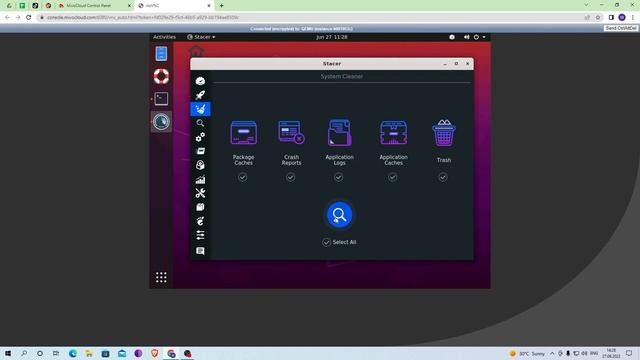 Installing Stacer system monitoring on Linux server смотреть онлайн