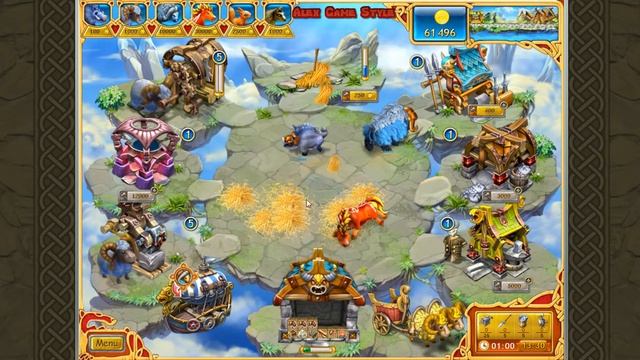 Farm Frenzy Viking Heroes Award Max amount of goods Веселая ферма Викинги Награда Товары из города смотреть онлайн