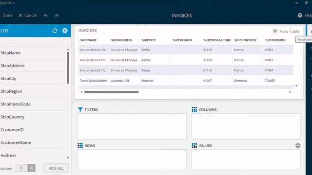 Create a visualization with SQL data with ReportPlus Desktop смотреть онлайн