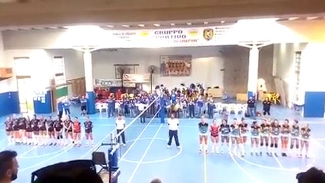 Inno italiano pre-Gara Volley Cave-Sebilot Manfredonia смотреть онлайн